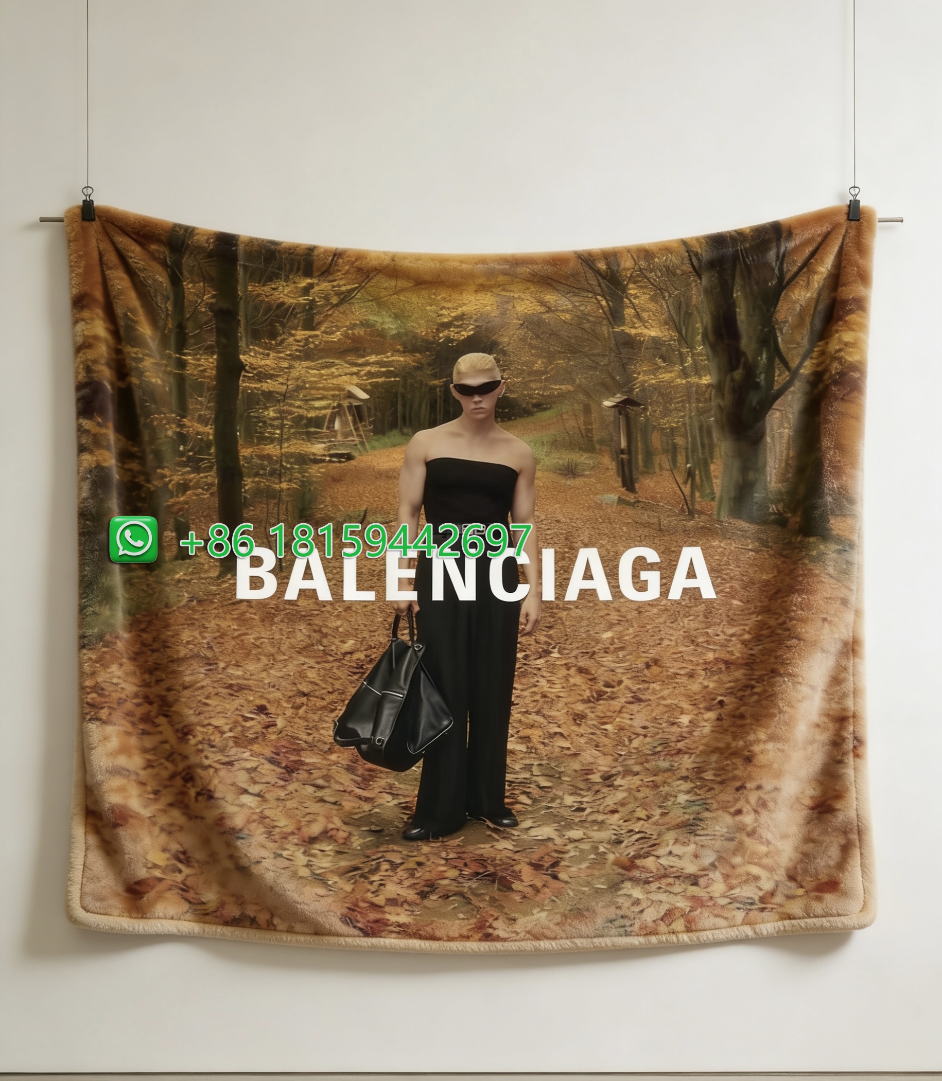 Balenciaga Throw Blankets